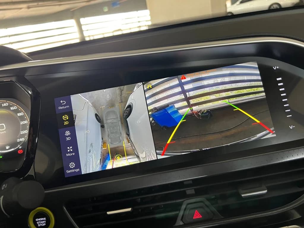 Geely Tugella 2024 Black infotainment screen