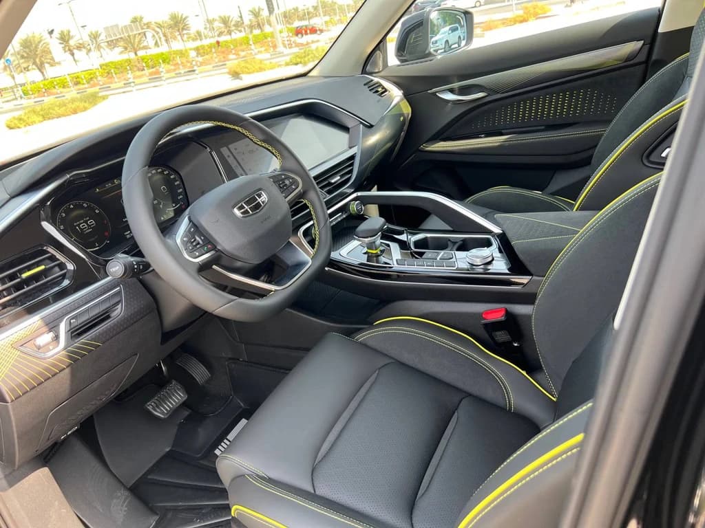 Geely Tugella 2024 Black interior front