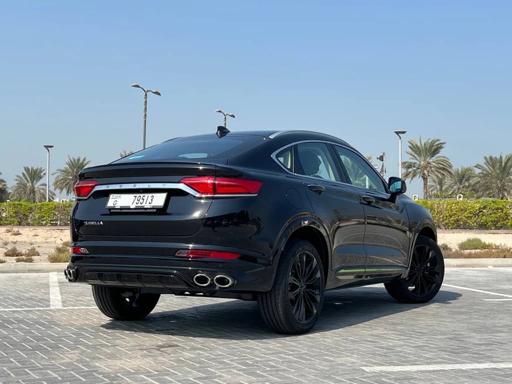 Geely Tugella 2024 Black rear side