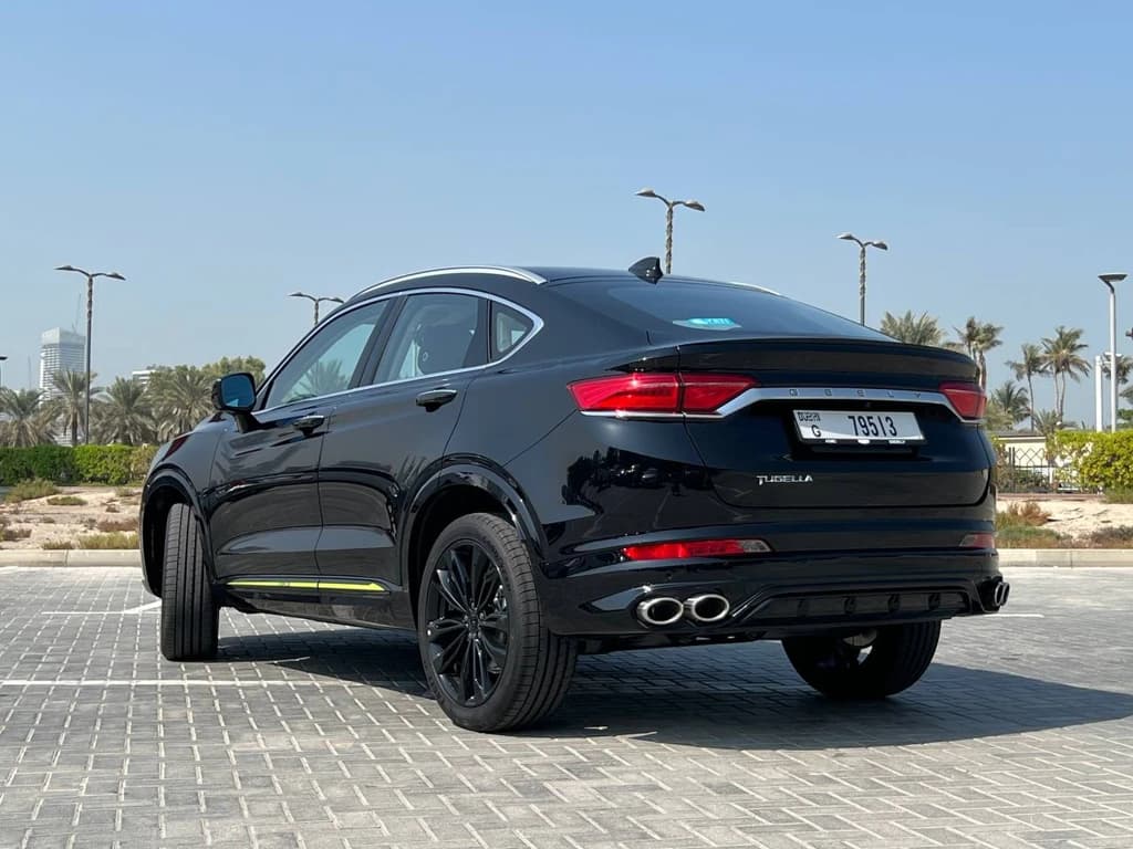 Geely Tugella 2024 Black rear side