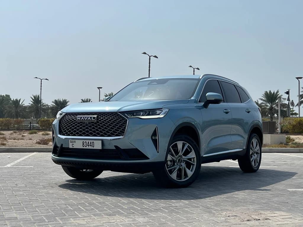 Haval H6 2024 Light Blue front side