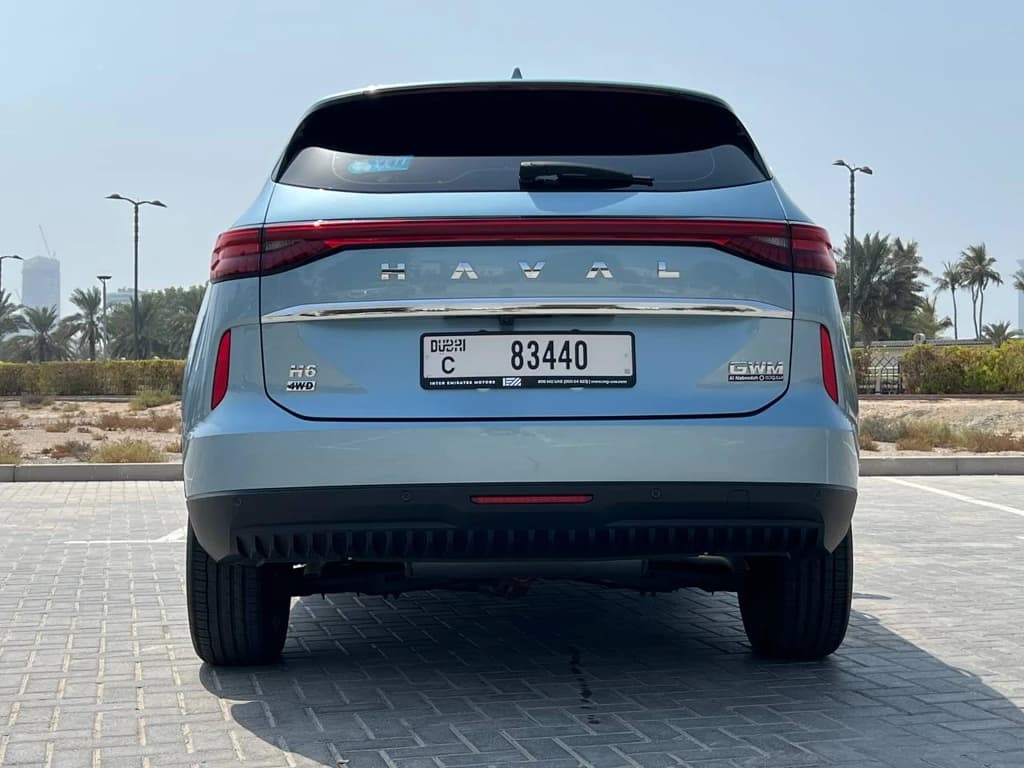Haval H6 2024 Light Blue rear