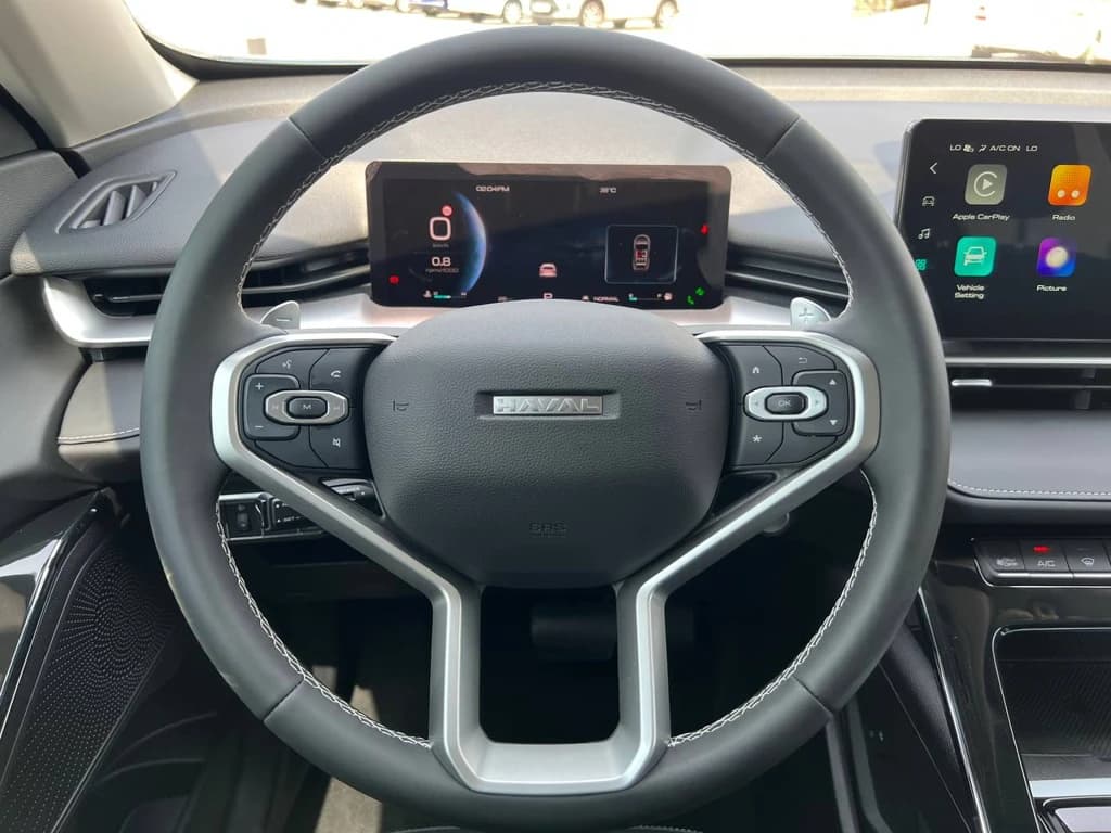 Haval H6 2024 Light Blue steering wheel