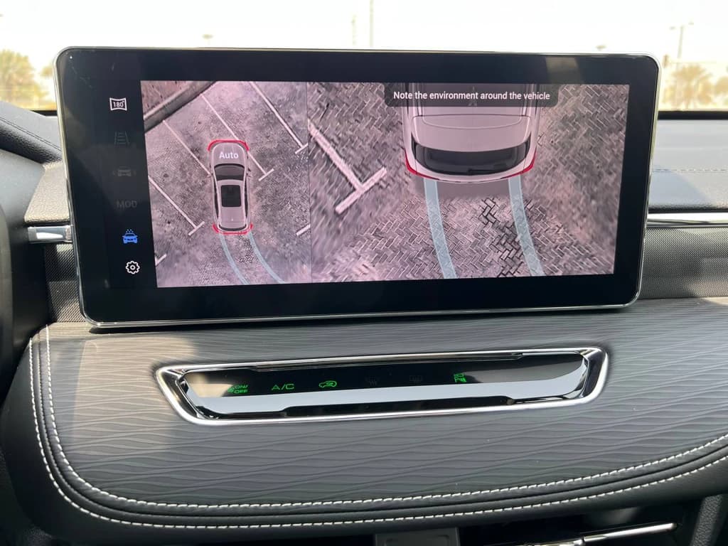 Haval Jolion 2024 Green infotainment screen