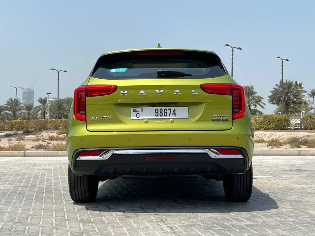 Haval Jolion 2024 Green rear