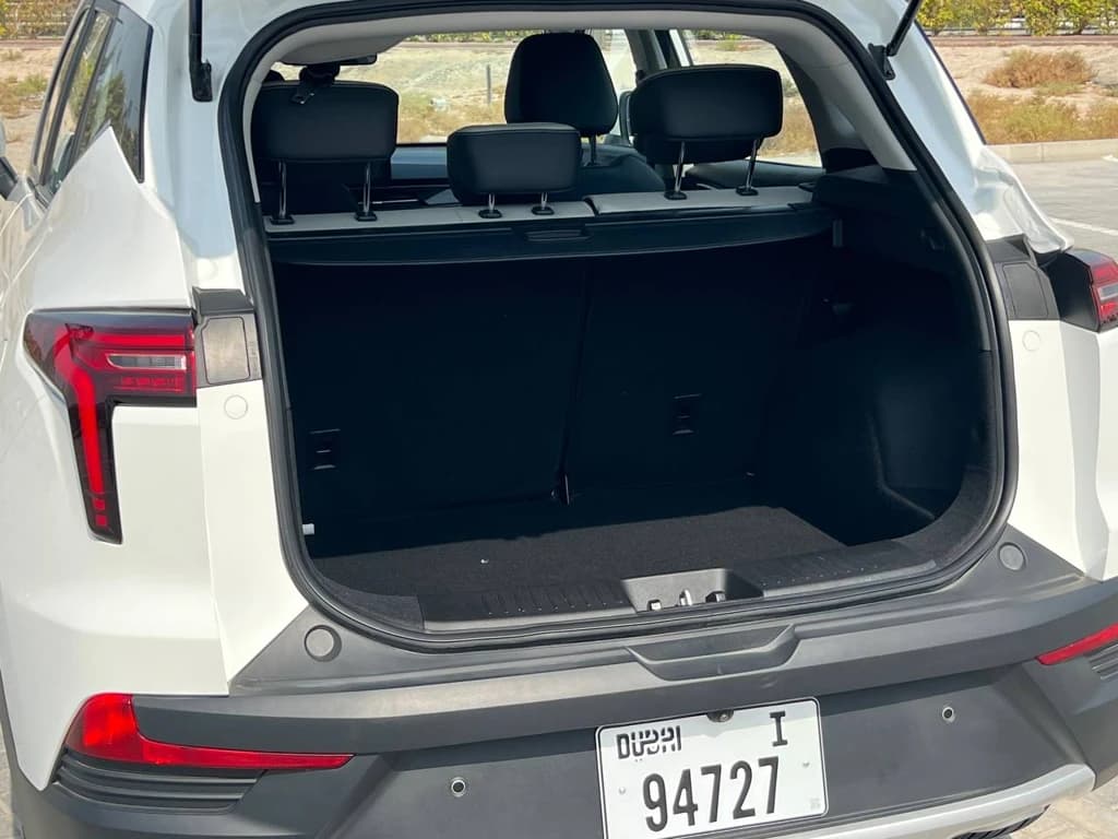 JAC JS4 2023 White trunk interior