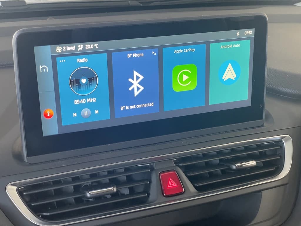 JAC S3 2025 Gray infotainment screen