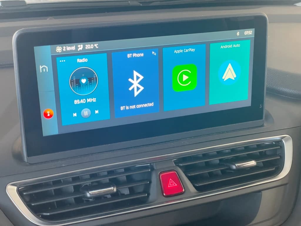 JAC S3 2025 Gray infotainment screen