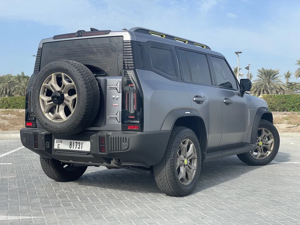 Jetour T2 2026 Gray rear side