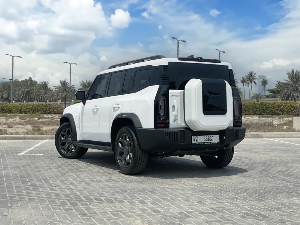 Jetour T2 2026 White rear side