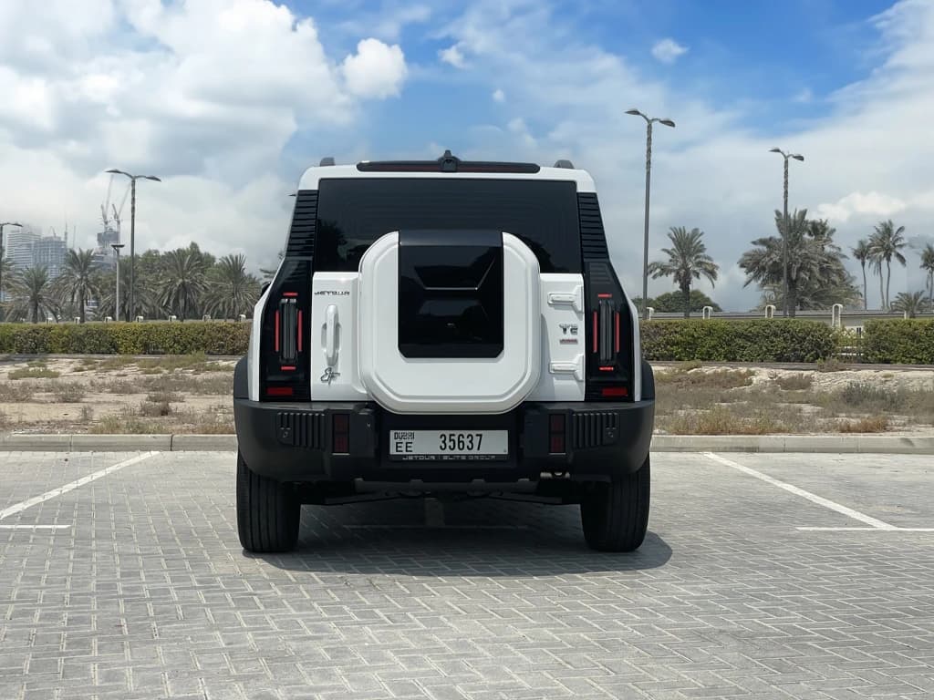 Jetour T2 2026 White rear