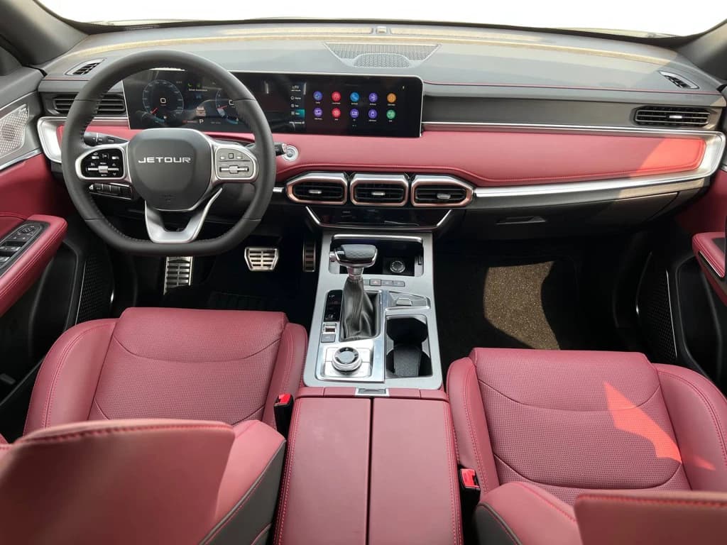 Jetour X70 Plus 2024 Blue dashboard