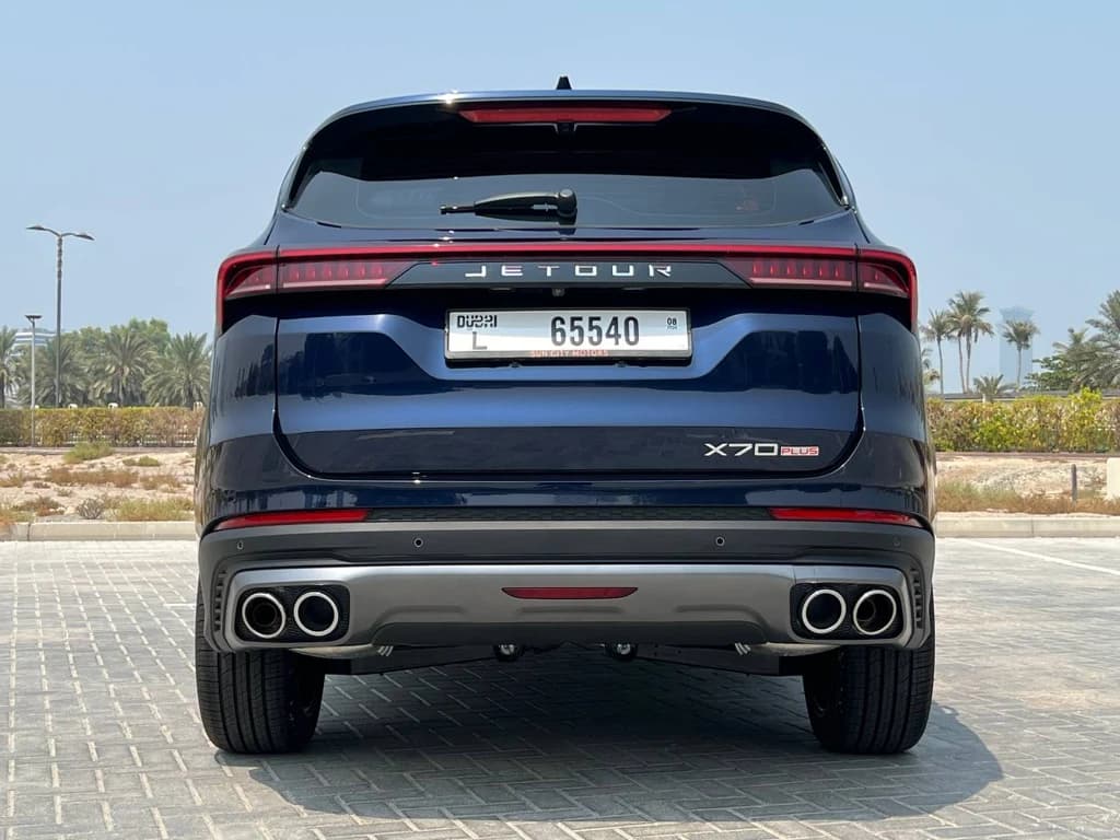 Jetour X70 Plus 2024 Blue rear