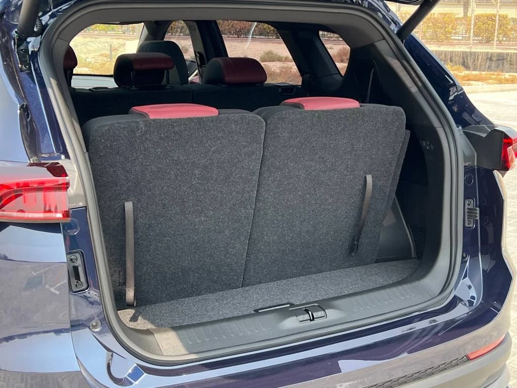 Jetour X70 Plus 2024 Blue trunk interior