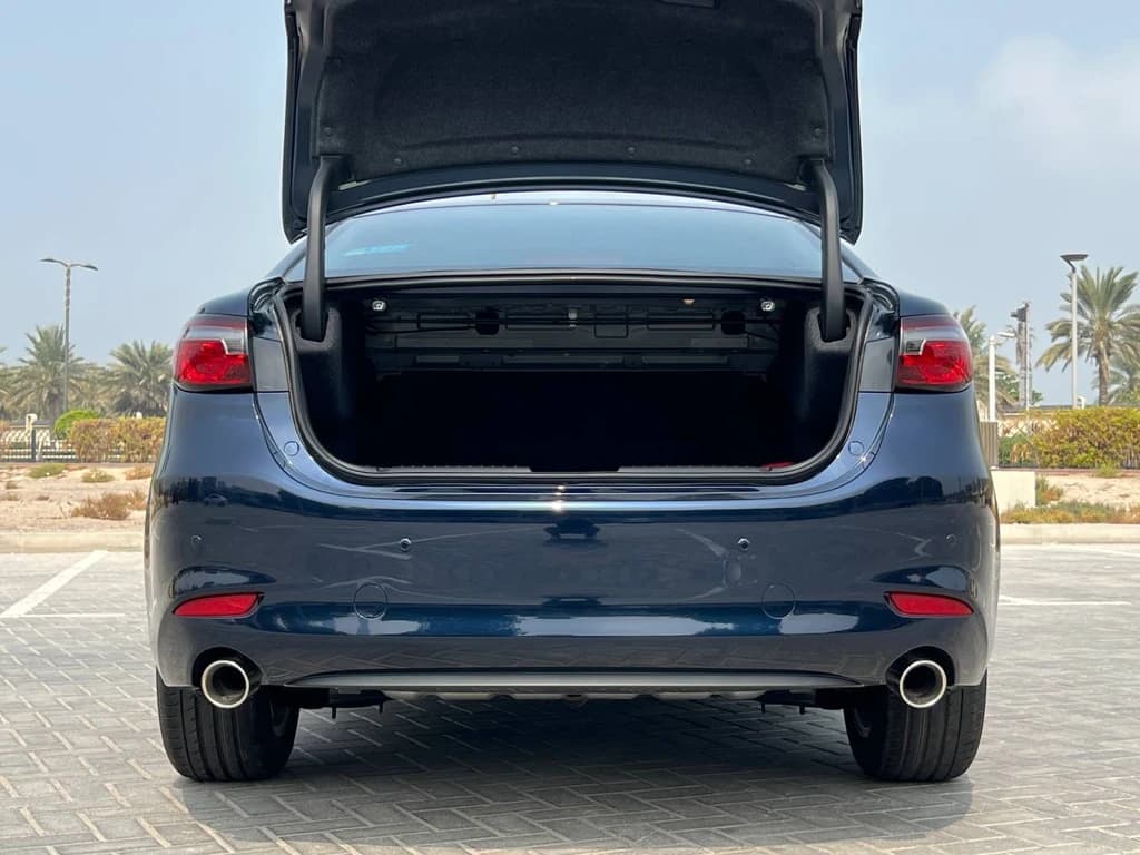 Mazda 6 2024 Blue trunk open