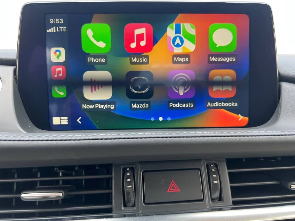 Mazda 6 2024 Silver infotainment screen