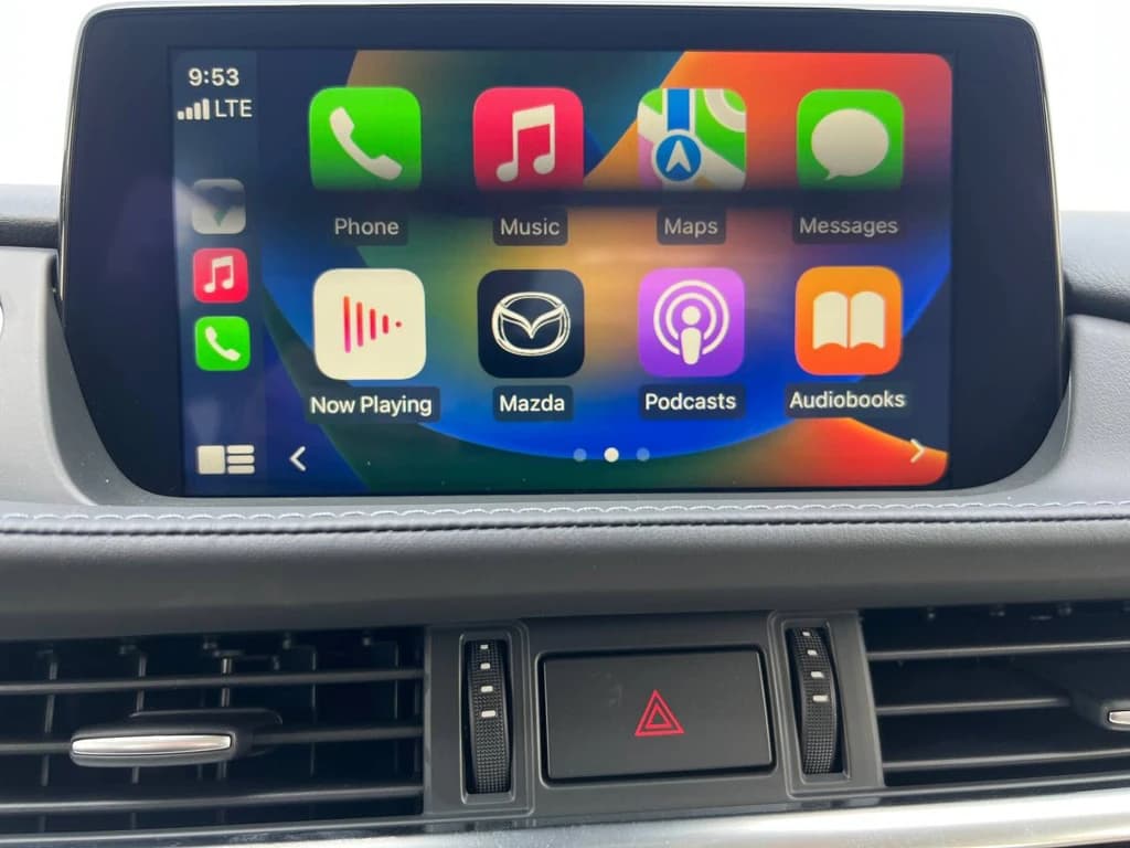 Mazda 6 2024 Silver infotainment screen