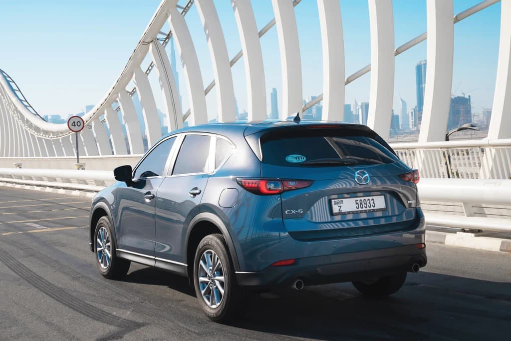 Mazda CX-5 2023 Blue rear side