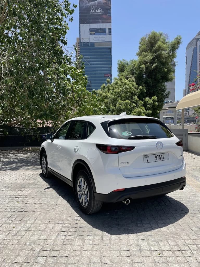 Mazda CX-5 White rear side