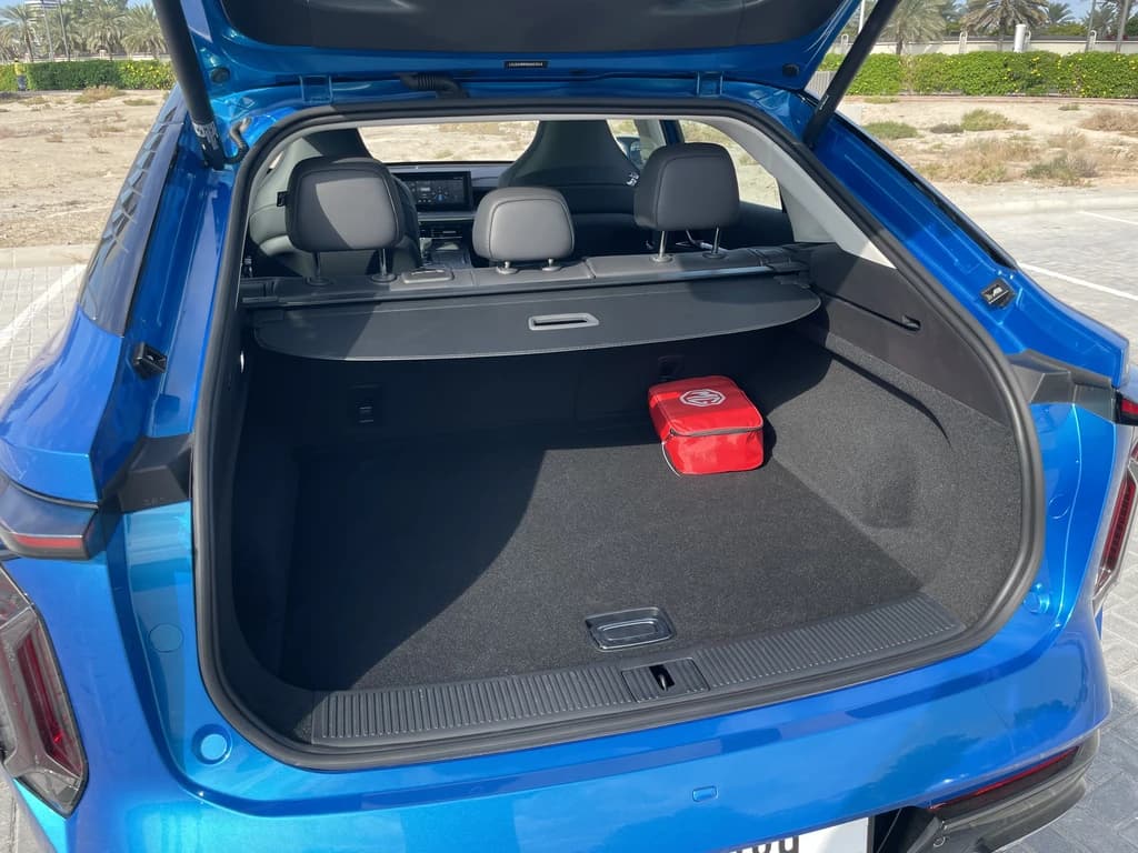 MG Whale 2024 Blue trunk interior