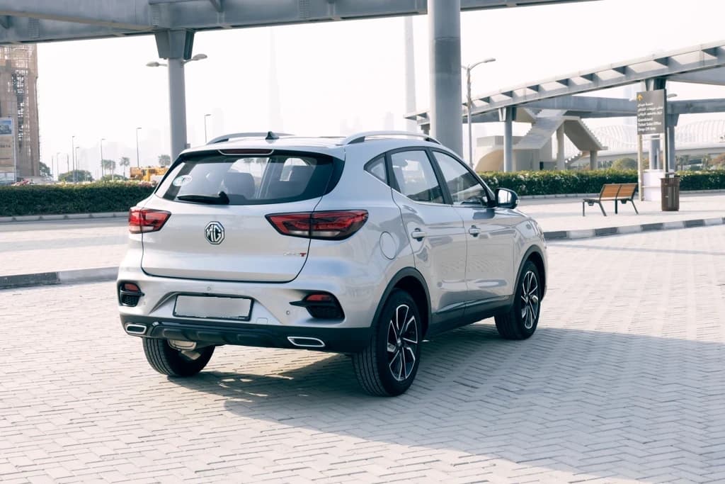 MG ZS 2023 Silver rear side