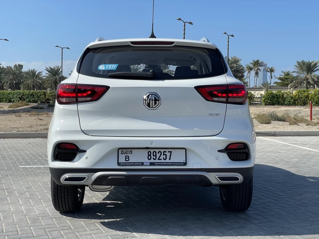 MG ZS 2024 White rear
