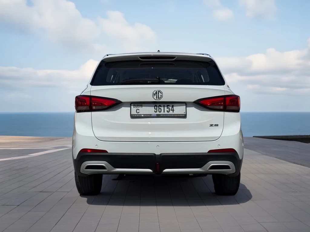 MG ZS 2025 White rear