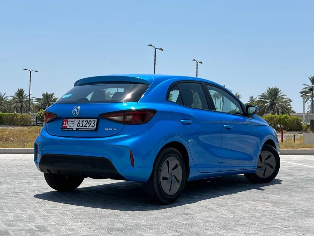 MG3 2024 Blue rear side