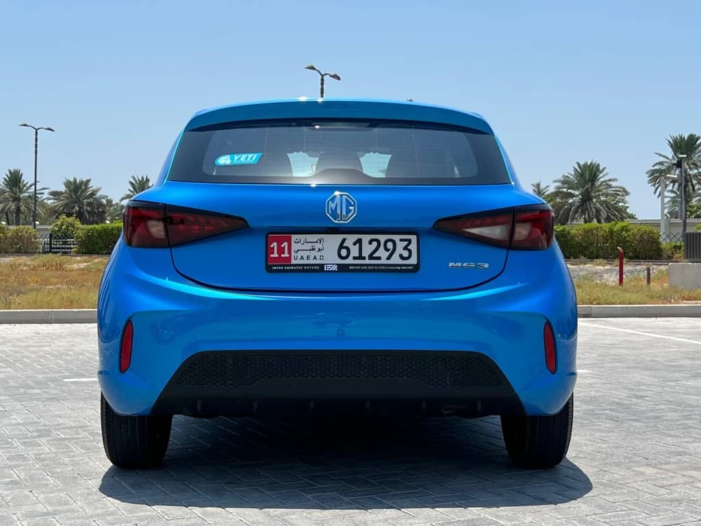 MG3 2024 Blue rear