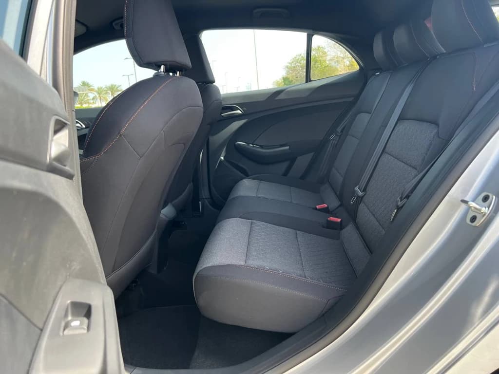 MG3 2024 Gray rear seats