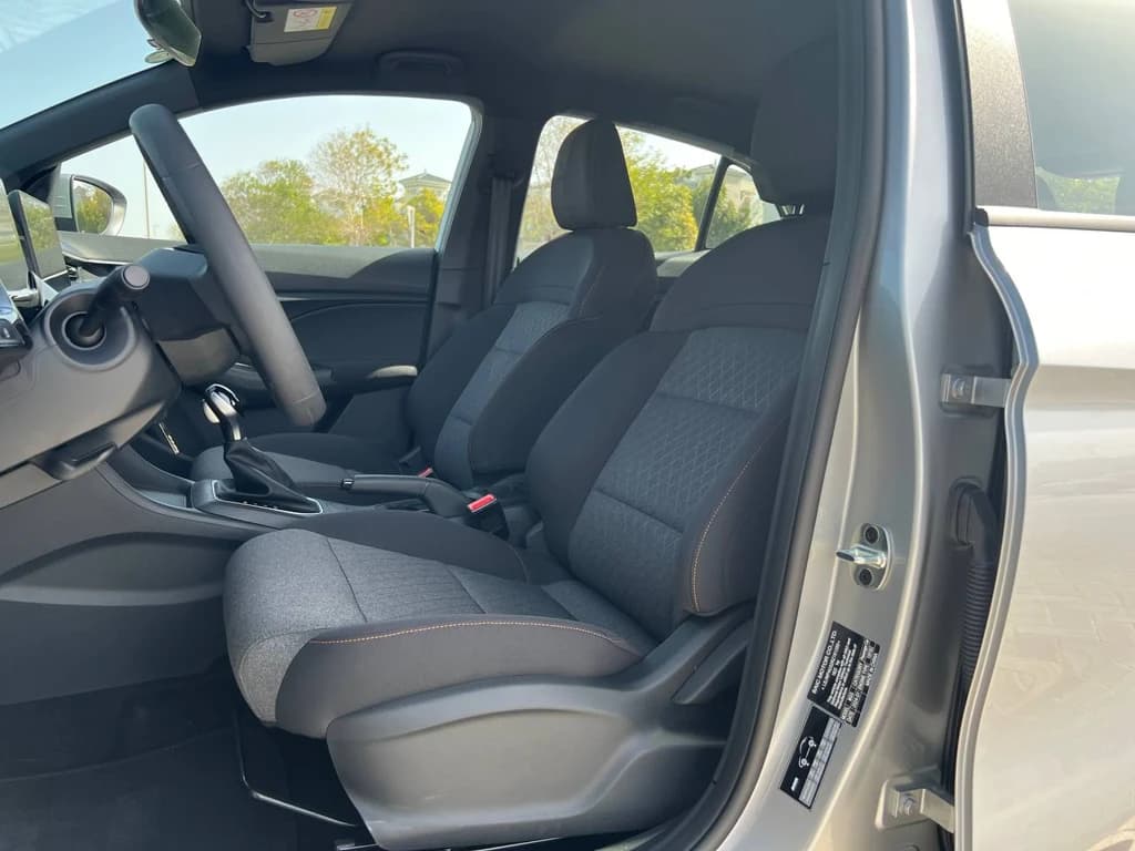 MG3 2024 Silver front seats