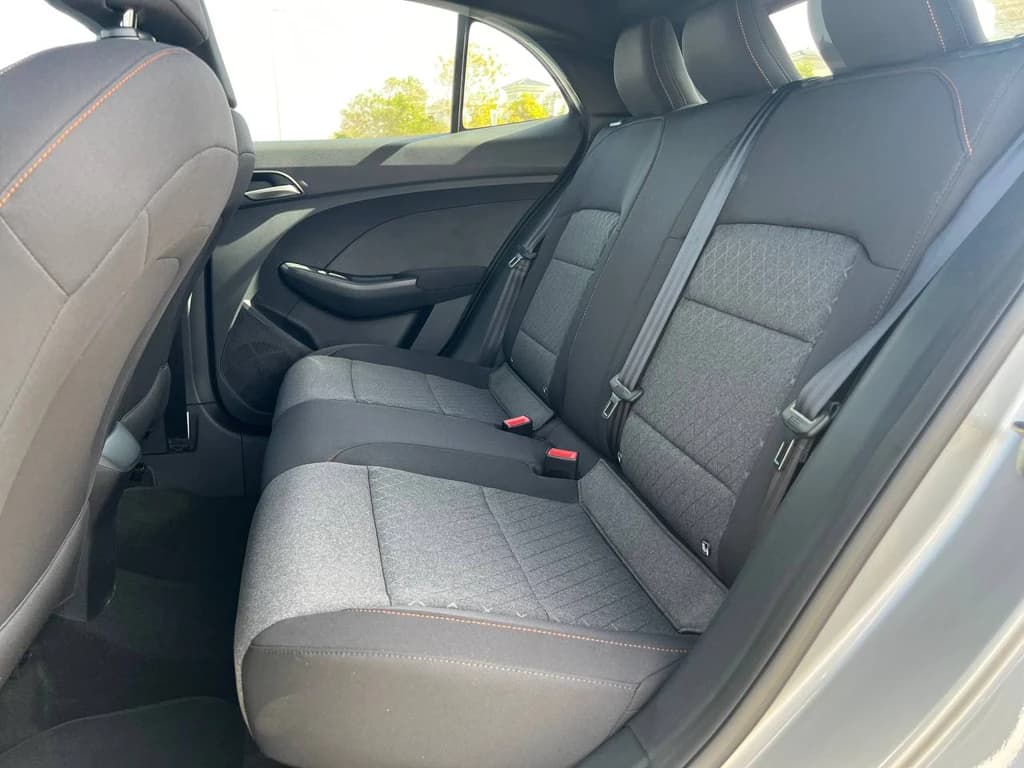 MG3 2024 Silver rear seats