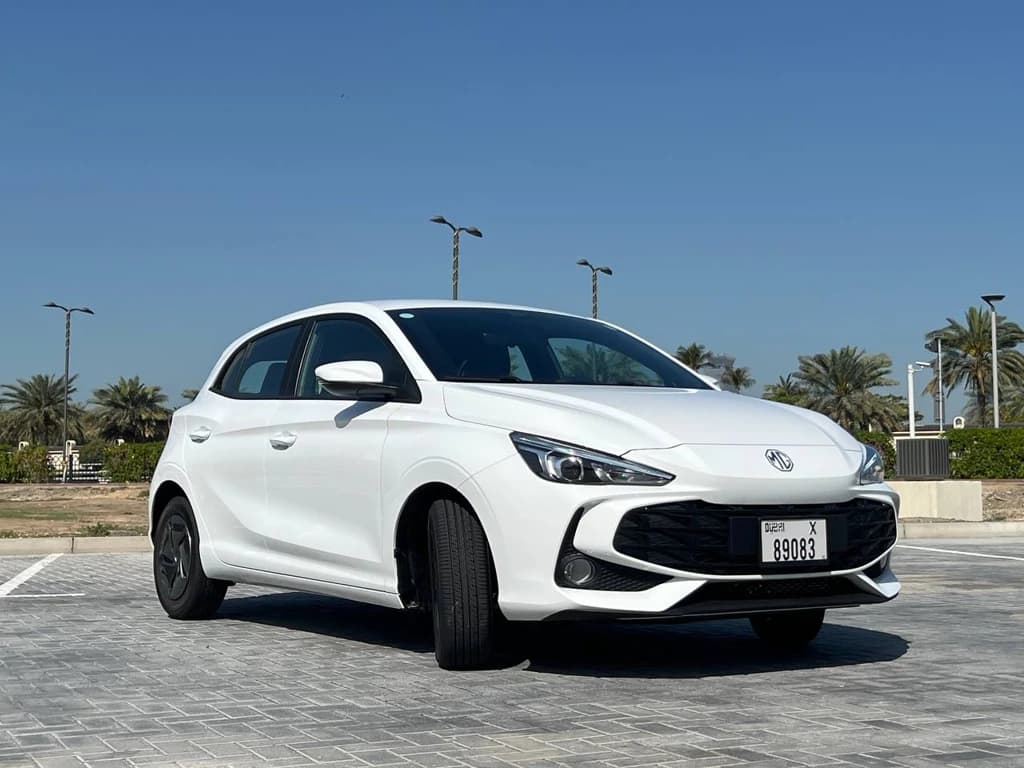 MG3 2024 White front side