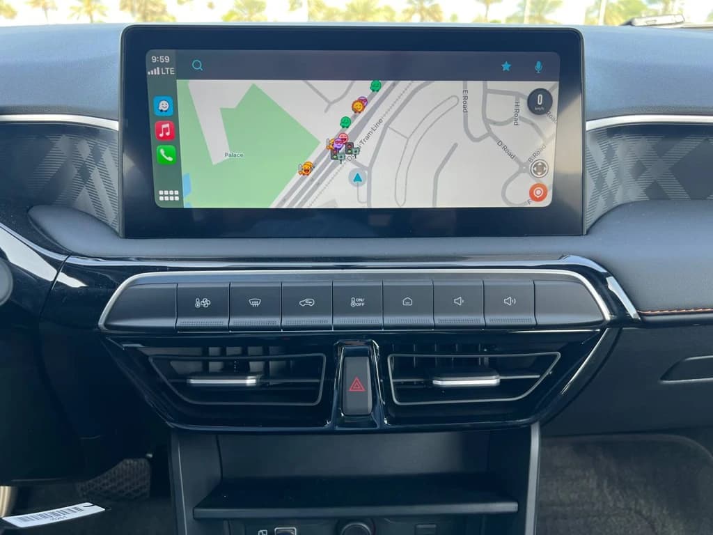 MG3 2024 White infotainment screen