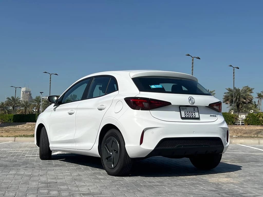 MG3 2024 White rear side