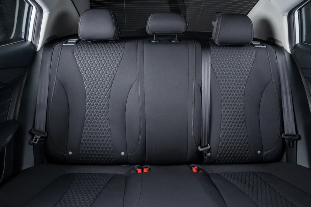 MG5 2024 White rear seats