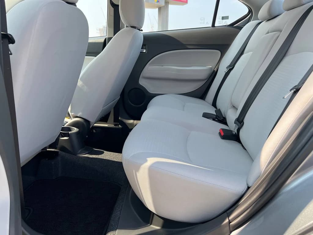 Mitsubishi Attrage 2023 Gray rear seats