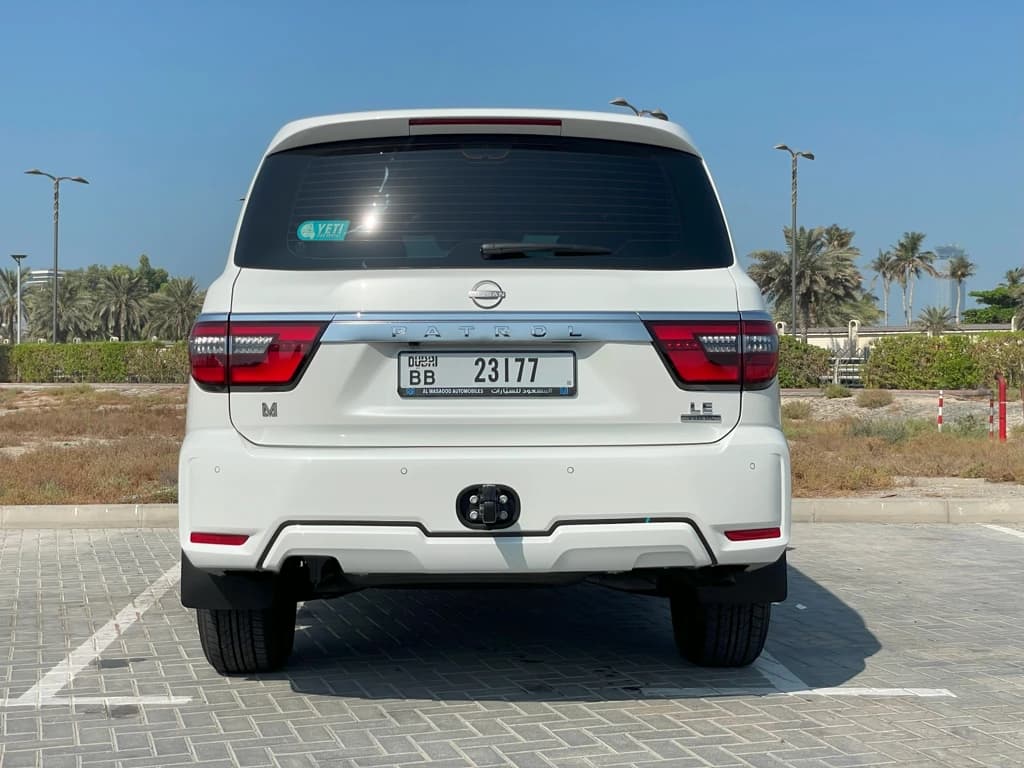 Nissan Patrol 2024 White rear