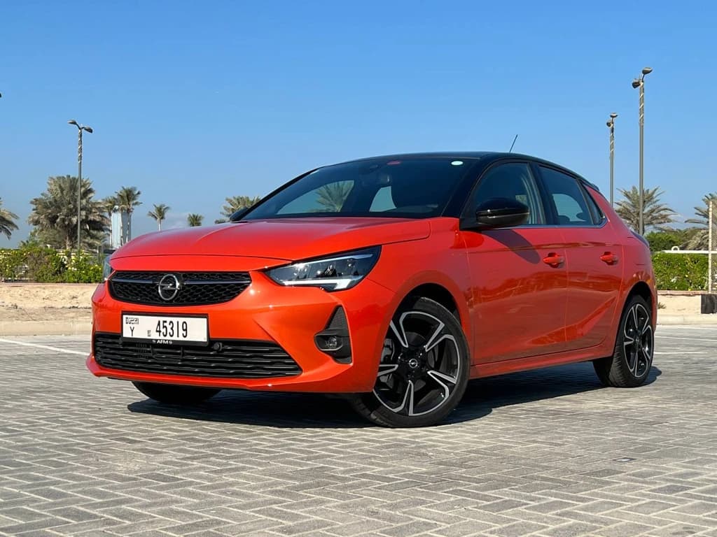 Opel Corsa 2023 Orange front side