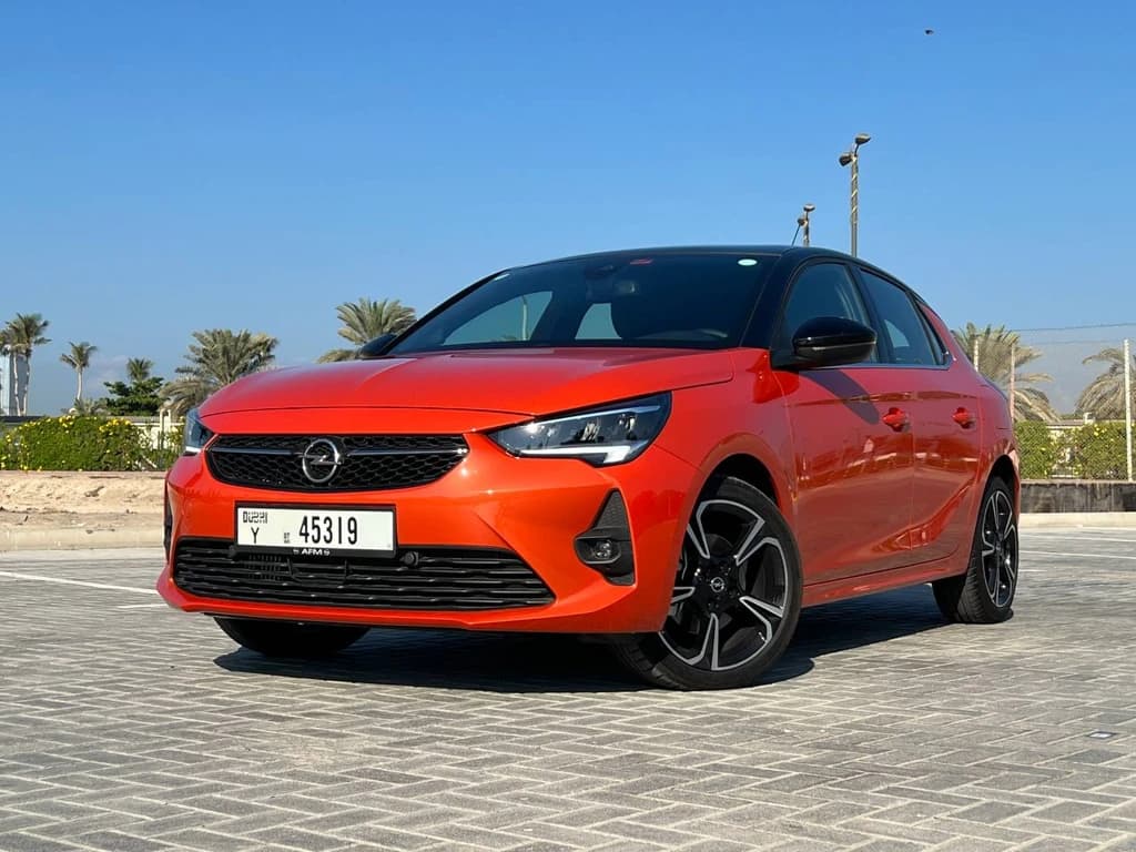 Opel Corsa 2023 Orange front side