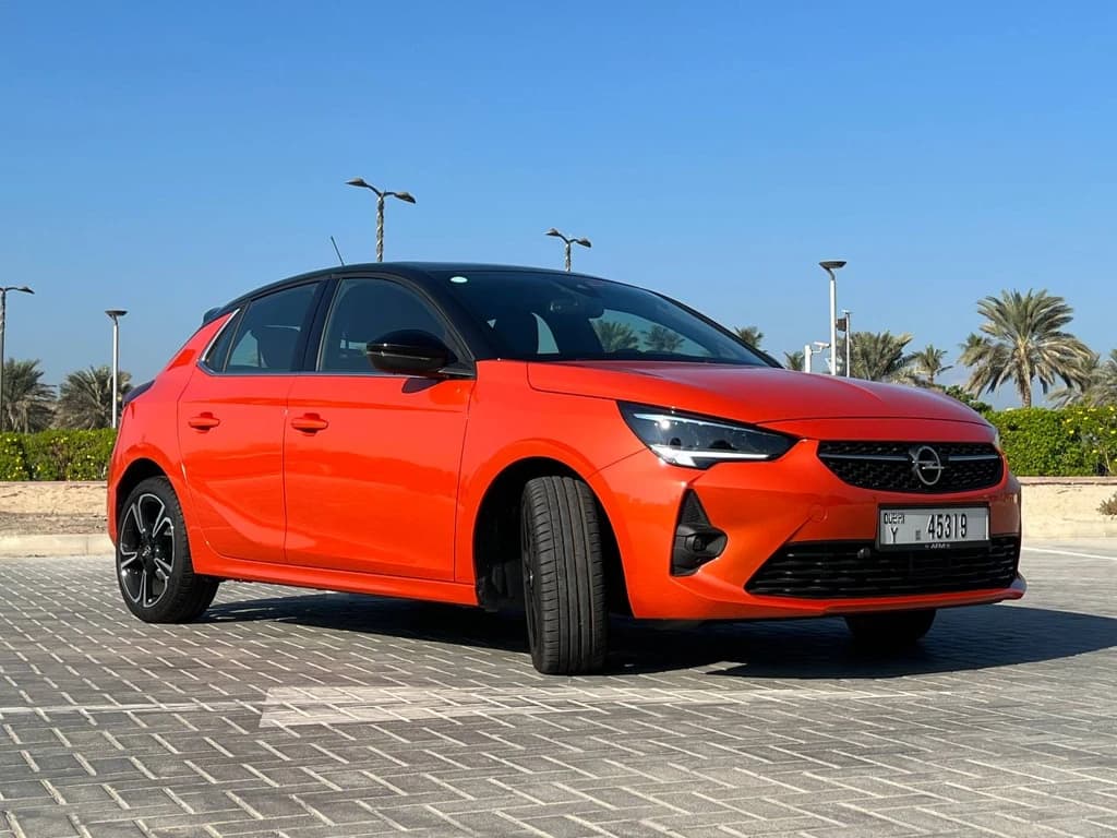 Opel Corsa 2023 Orange front side