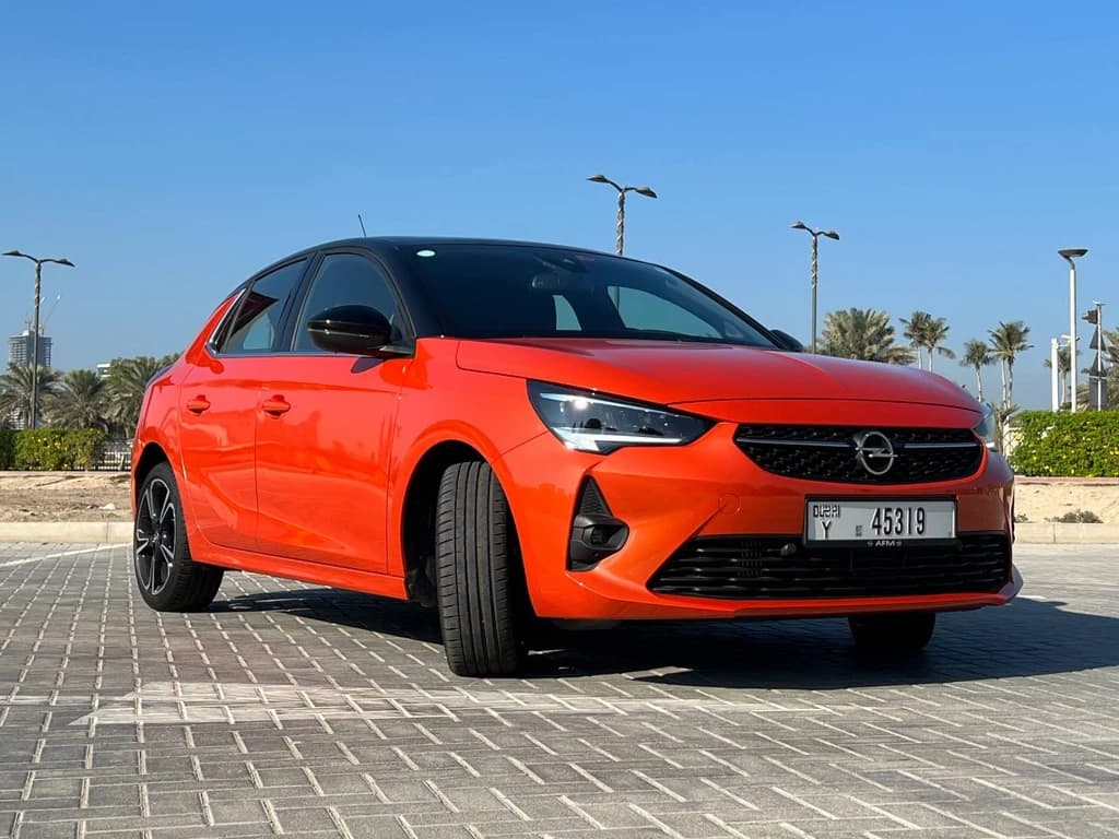 Opel Corsa 2023 Orange front side