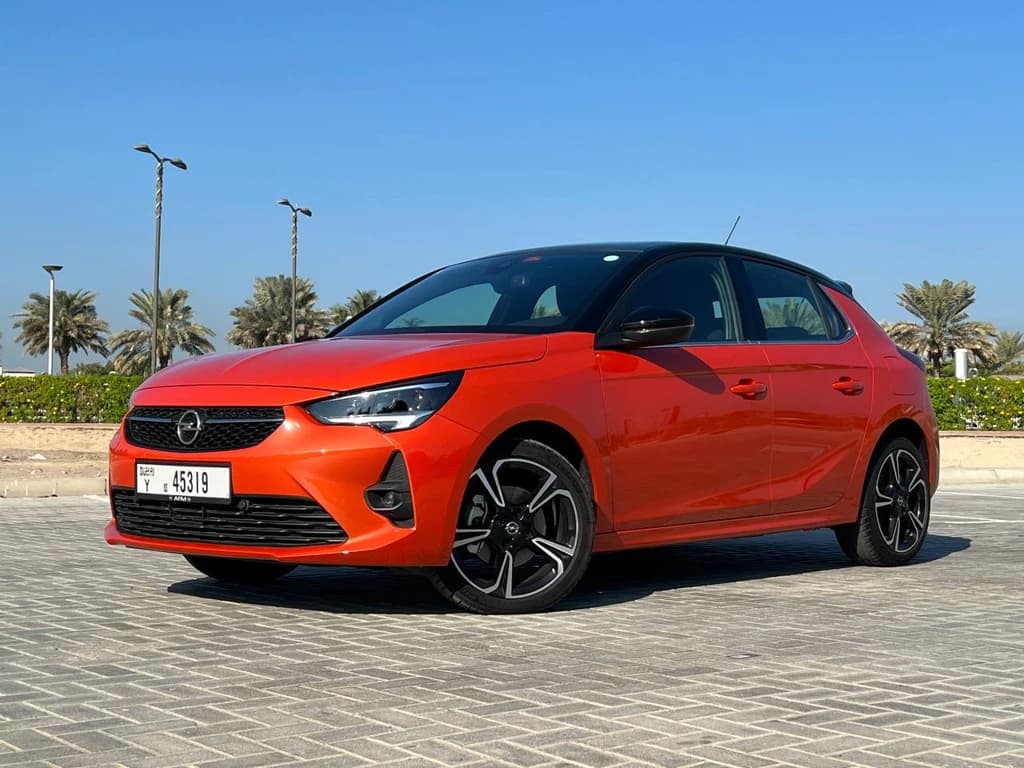 Opel Corsa 2023 Orange front side