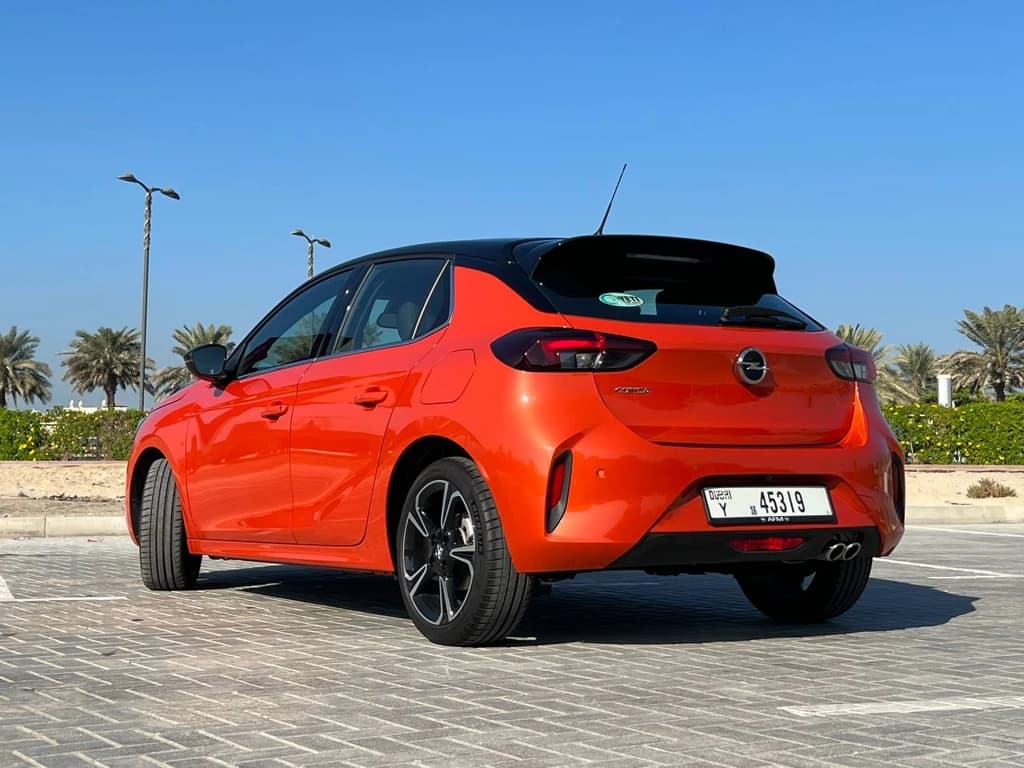 Opel Corsa 2023 Orange rear side