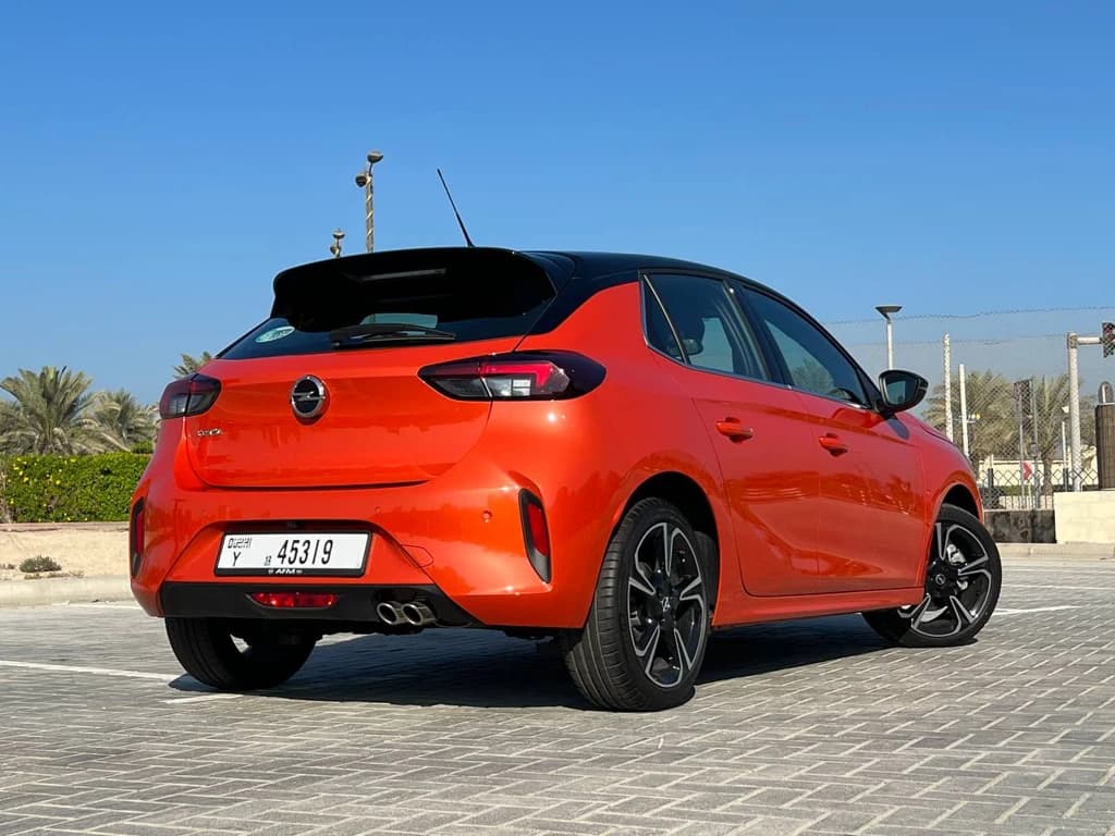 Opel Corsa 2023 Orange rear side