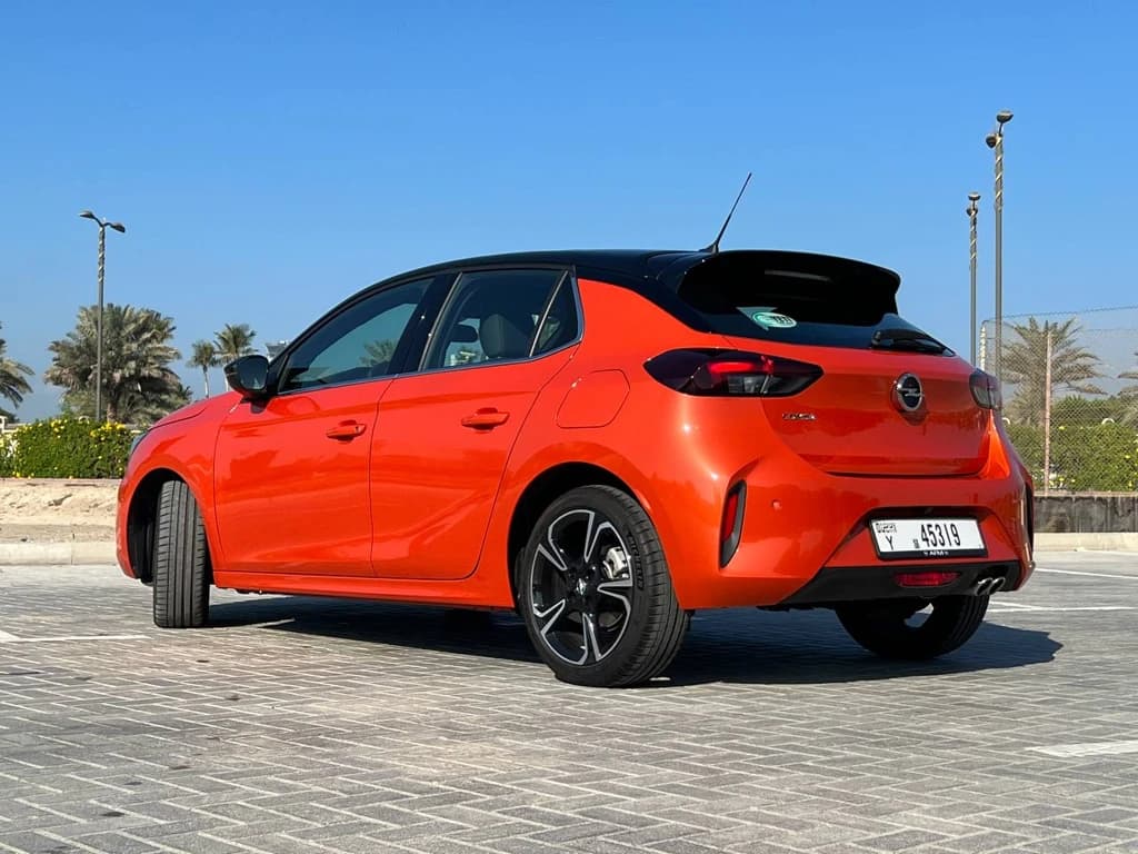 Opel Corsa 2023 Orange rear side