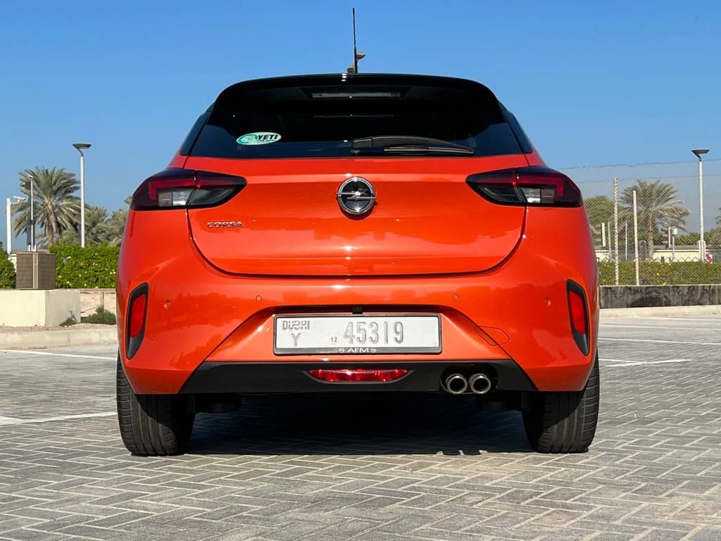 Opel Corsa 2023 Orange rear