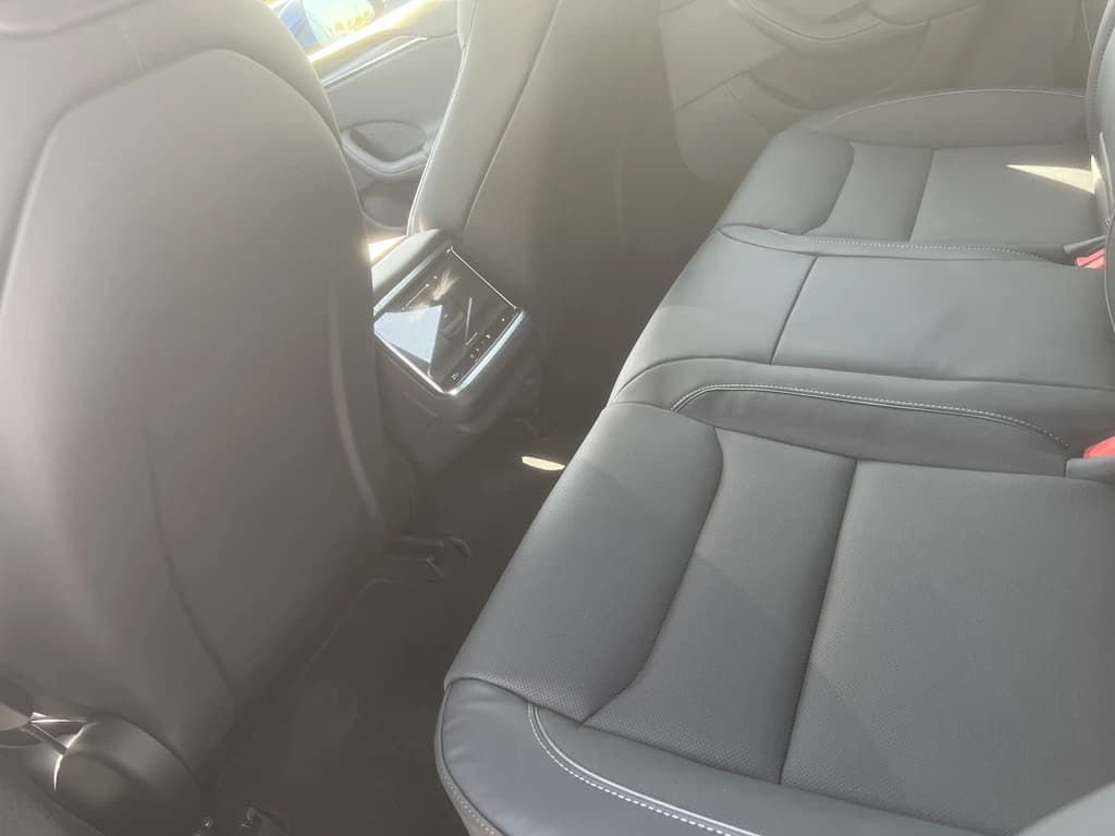 Tesla Model S 2023 Blue rear seats