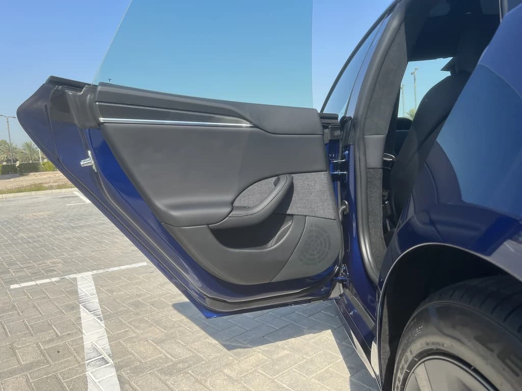 Tesla Model S 2023 Blue door panel