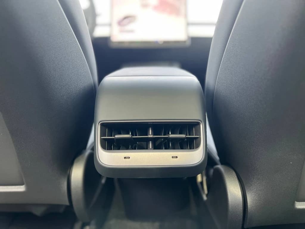Tesla Model Y 2023 Gray interior rear